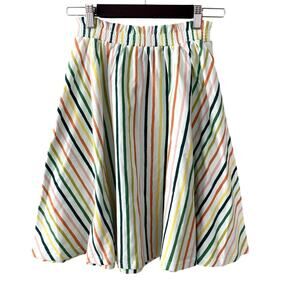 Alice + Ames Vertical Rainbow Stripe Play Skirt - 8